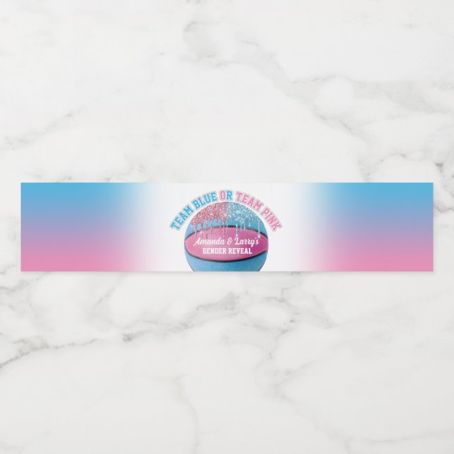 Basketball-Genderoffenbarung (Einzelnes Label)