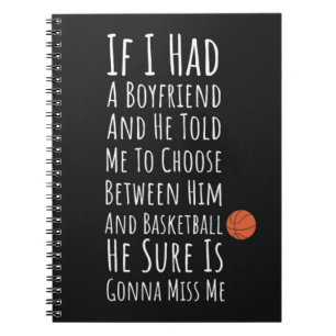 Basketball-Geschenke für Teenager-Mädchen-Spieleri Notizblock