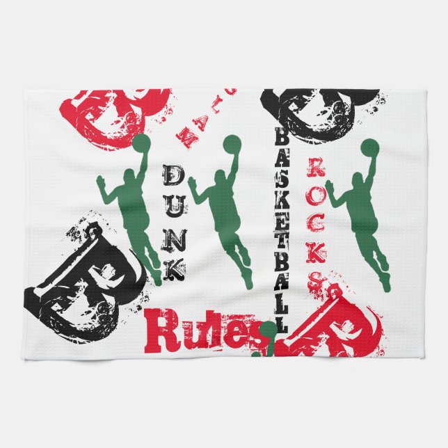 BASKETBALL GESCHIRRTUCH (Horizontal)