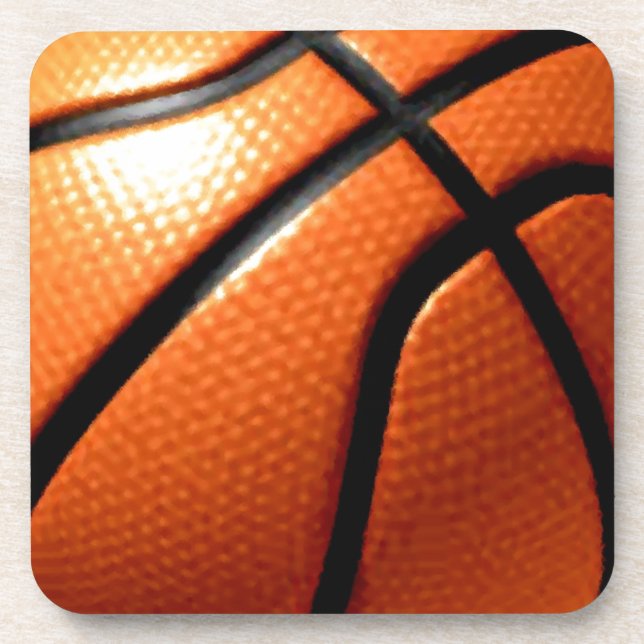 Basketball Getränkeuntersetzer (Vorderseite)