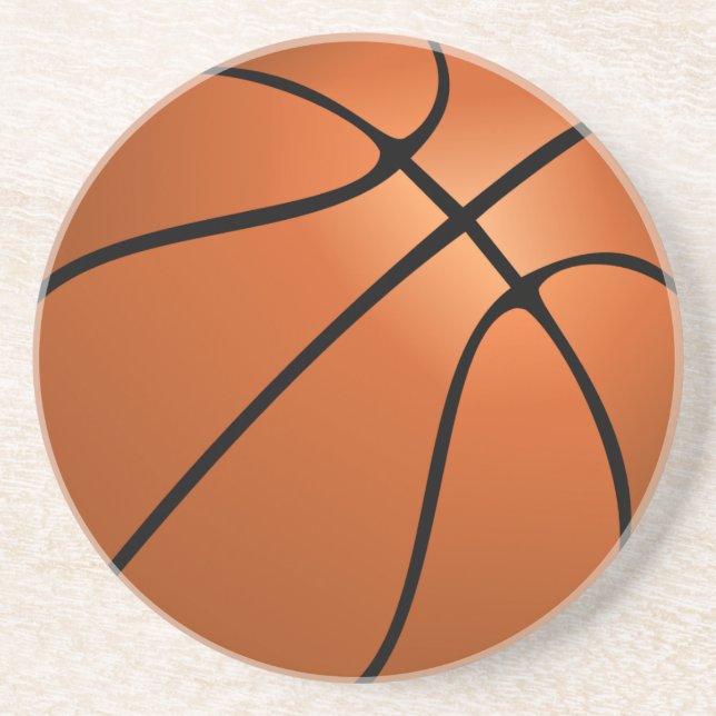 Basketball Getränkeuntersetzer (Vorne)