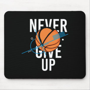 Basketball gibt nie auf mousepad