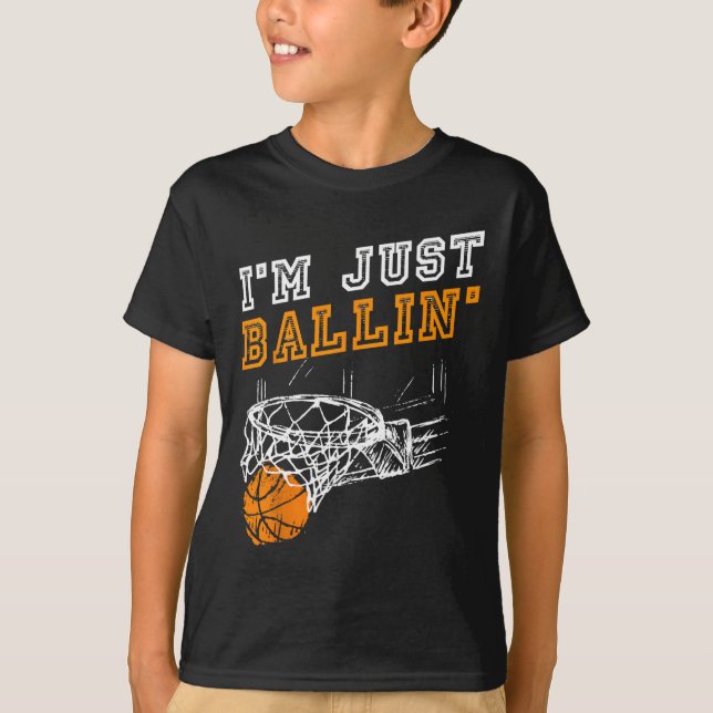 Basketball Gift For Coach Player Boys Girls Men Yo T-Shirt (Vorderseite)
