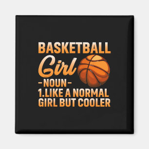 Basketball Girl Definition Ball Ball Frauen Sport Magnet