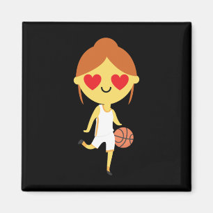 Basketball Girl Emoji Magnet