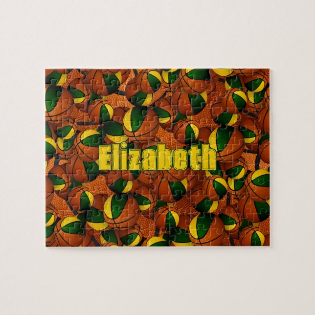 Basketball-Girl-Mannschaft (Horizontal)