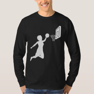 Basketball Girl Slam Dunk Basketball Basketball T-Shirt