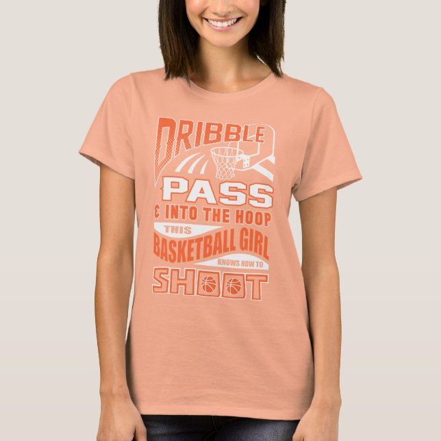 Basketball Girl T-Shirt (Vorderseite)