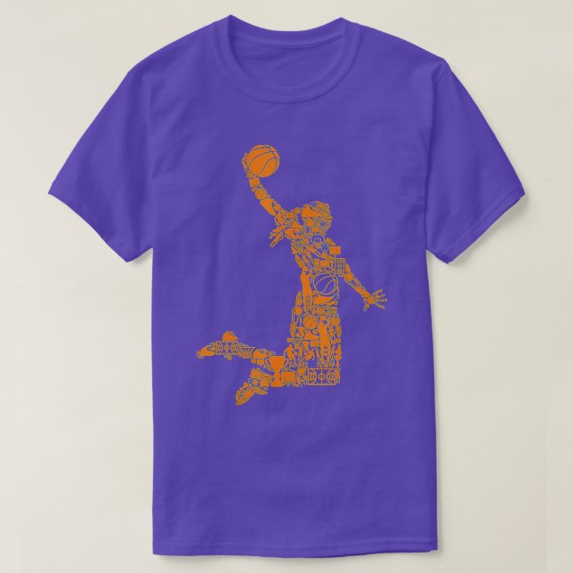 Basketball Girl Women Kids  T-Shirt (Design vorne)