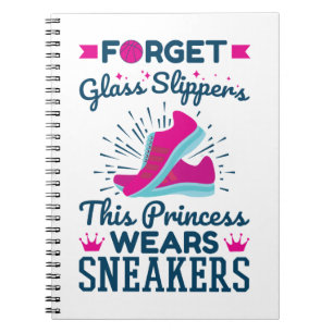 Basketball Girls Diese Prinzessin trägt Sneakers Notizblock