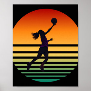 Basketball Girls Poster