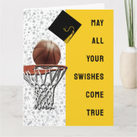 Basketball Glückwunsch Abschluss Card