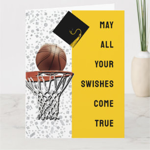 Basketball Glückwunsch Abschluss Card Karte