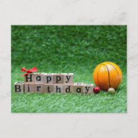 Basketball Glückwunsch Geburtstag zum Spieler mit 