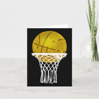 Basketball Gold Bball Trophäe Sport Lover Geschenk Karte