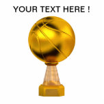 Basketball Gold Trophäe Freistehende Fotoskulptur<br><div class="desc">Basketball Gold Trophäe</div>