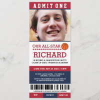 Basketball Graduierungsparty lädt ein