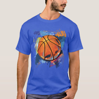 Basketball-Graffiti-Kunst Freund T-Shirt