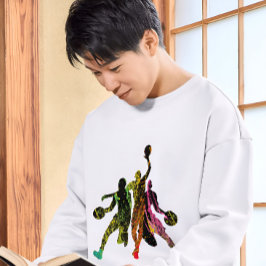 Basketball-Graffiti-Silhouette T-Shirt