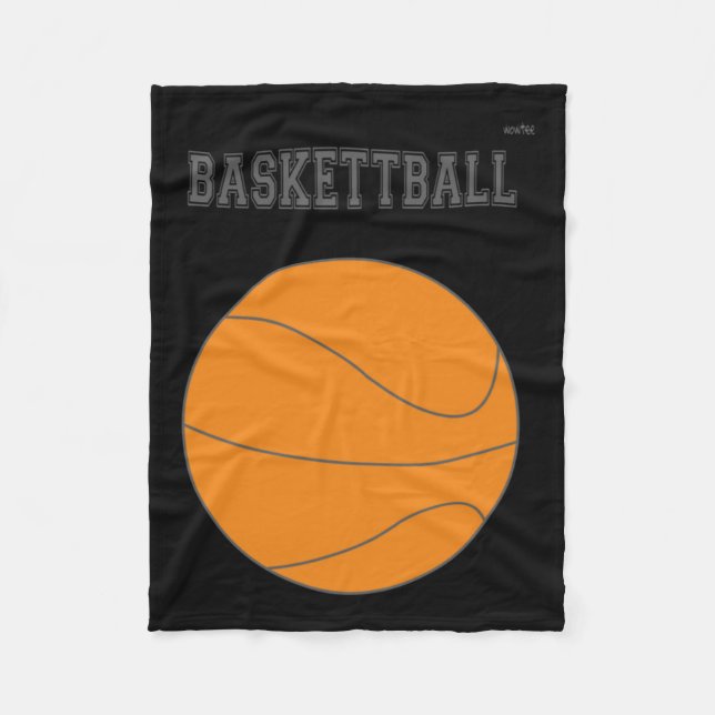 Basketball Grafik #1 Fleecedecke (Vorderseite)