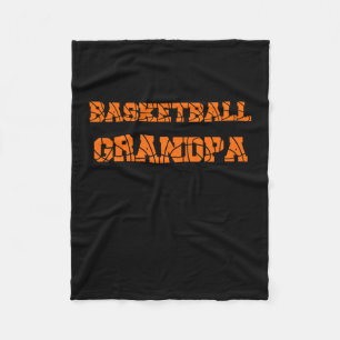Basketball Grandpa Fleecedecke