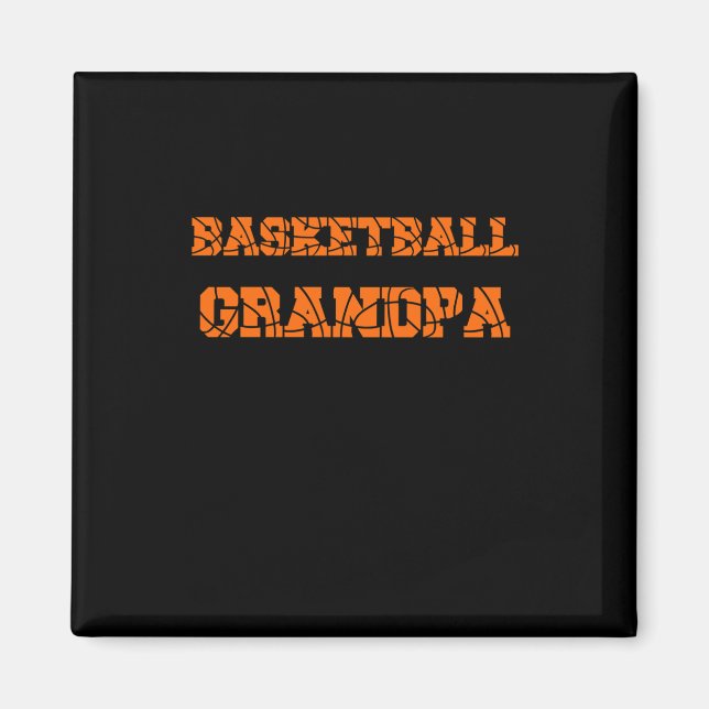Basketball Grandpa Magnet (Vorne)
