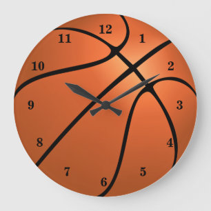 Basketball Große Wanduhr