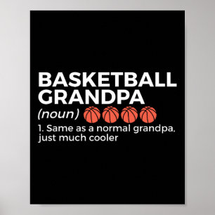 Basketball-Großmutter Definition Poster