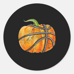 Basketball Halloween Boys Jungen Kinder Funny Pump Runder Aufkleber