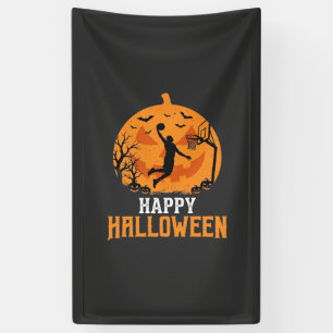 Basketball Halloween Dunk Kürbis Design_1 Banner