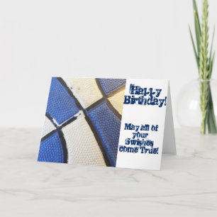 Basketball Happy Birthday Card Karte