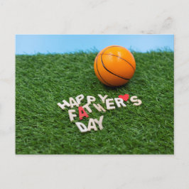 Basketball Happy Father's Day Card Postkarte