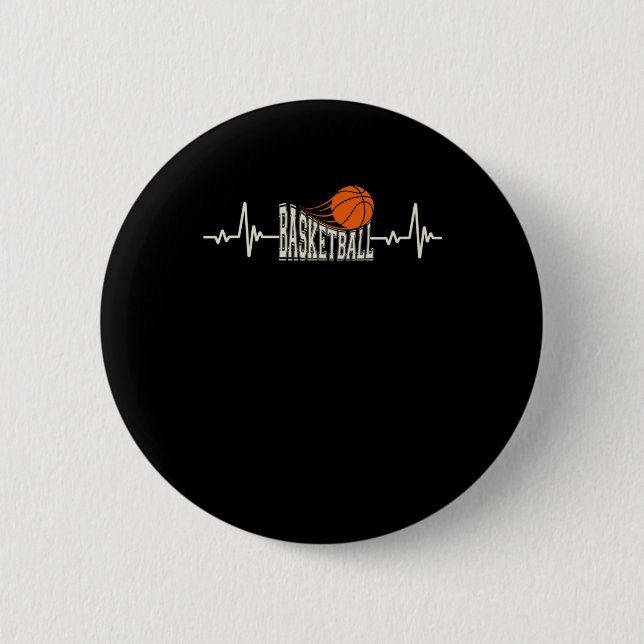Basketball-Heartbeat 3 Button (Vorderseite)