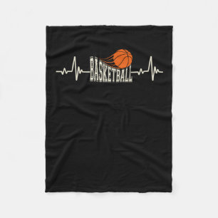 Basketball-Heartbeat 3 Fleecedecke