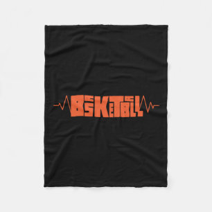 Basketball-Heartbeat 9 Fleecedecke