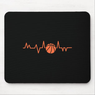 Basketball Heartbeat Ball 1 Mousepad