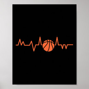 Basketball Heartbeat Ball 1 Poster
