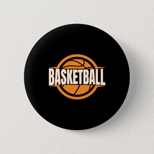 Basketball Heartbeat Button (Vorderseite)