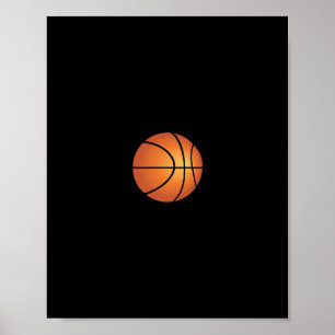 Basketball Heartbeat Cool I Liebe Basketball T-Shi Poster