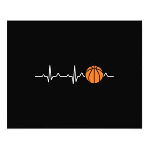 Basketball Heartbeat Fotodruck