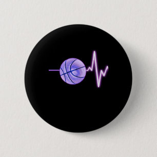 Basketball Heartbeat - Neuester Funny Basketball Button