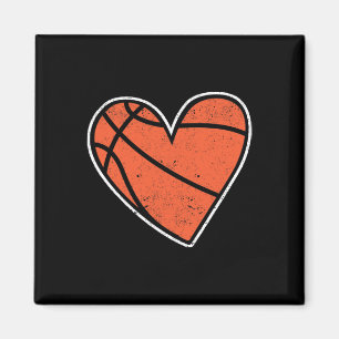 Basketball Herzklopfkorb Ball Player Coach Fan Cou Magnet