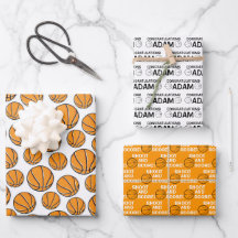 Basketball Herzlichen Glückwunsch Packpapier Blätt