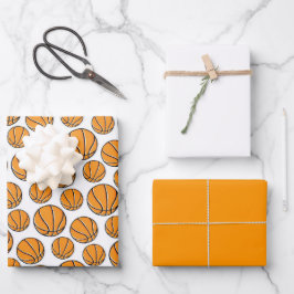 Basketball Herzlichen Glückwunsch Packpapier Blätt Geschenkpapier Set