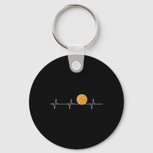 Basketball Herzschlag - Ball Ecg Puls für Lüfter Schlüsselanhänger