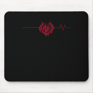 Basketball-Herzschlag - Dribble Mousepad
