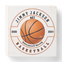 Basketball-Holzkastenzeichen