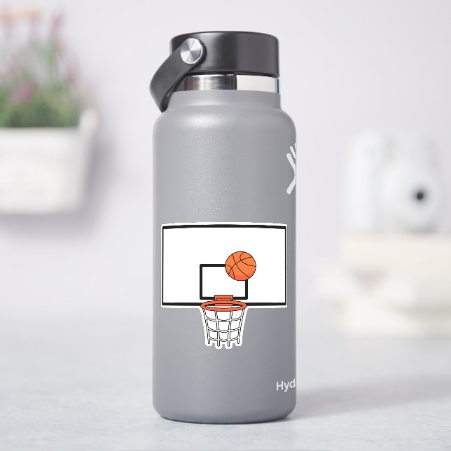 Basketball Hoop Aufkleber (HydroFlask)