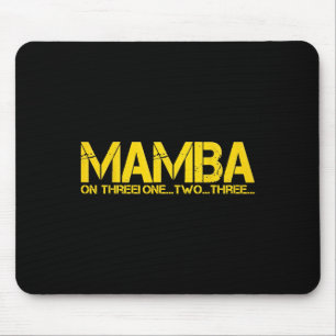 BASKETBALL HOOP CHAMPION MAMBA AUF DREI MOTIVITÄTE MOUSEPAD