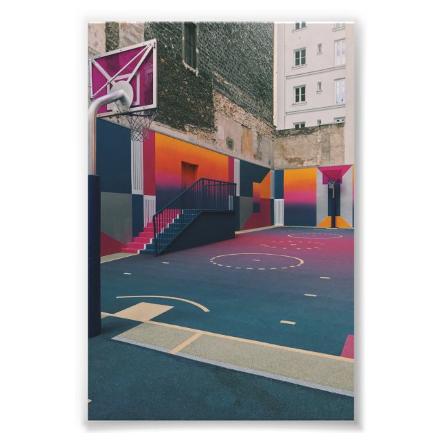 Basketball Hoop Fotodruck (Vorne)